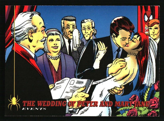 1994 Fleer The Amazing Spider-Man #142 The Wedding of Peter and Mary Jane