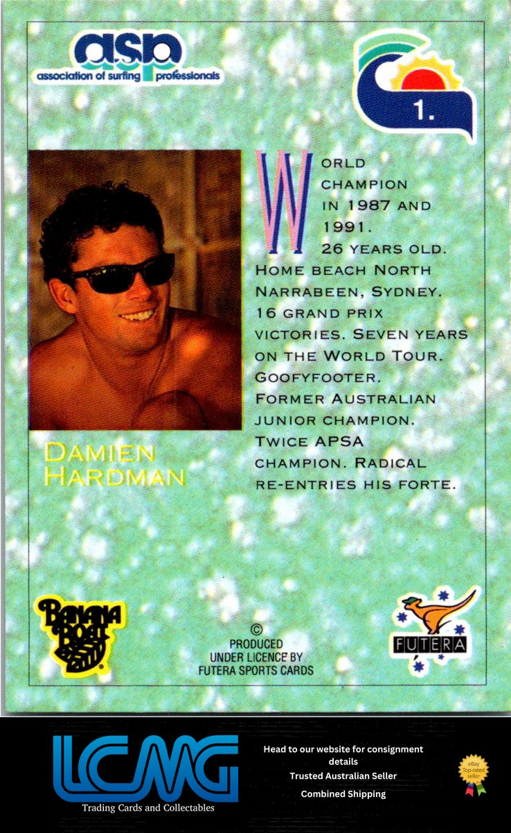 Card #  1 Damien Hardman