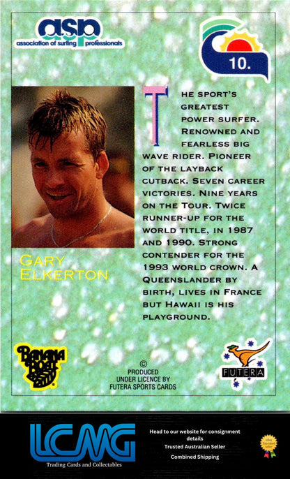 Card #  10  Gary Elkerton