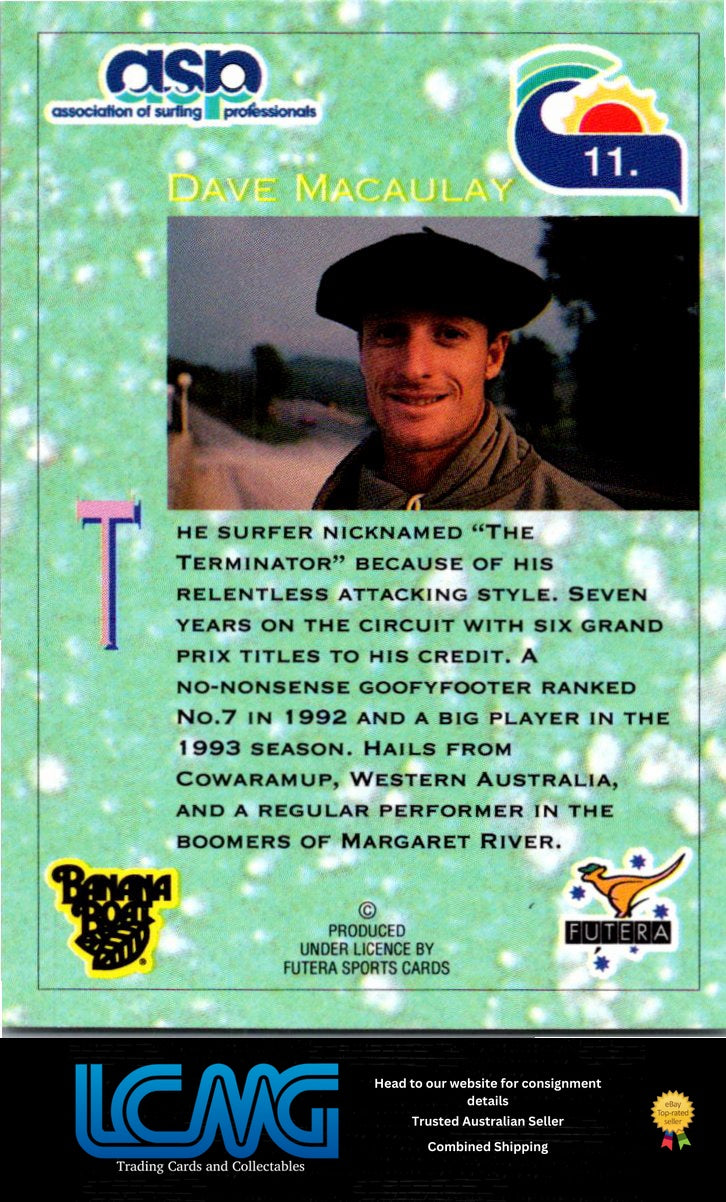 Card #  11  Dave Macaulay