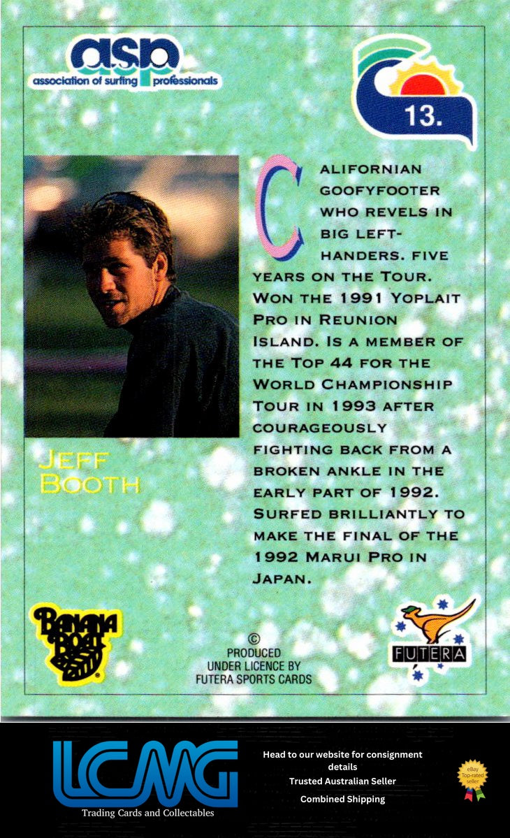 Card #  13  Jeff Booth