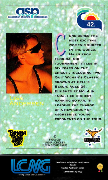 Card #  42  Lisa Andersen