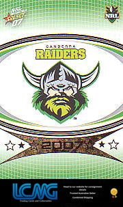SELECT NRL 2007 INVINCIBLE   #28  RAIDERS LOGO