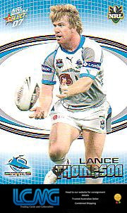 SELECT NRL 2007 INVINCIBLE   #47  LANCE THOMPSON