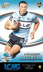 SELECT NRL 2007 INVINCIBLE   #49  FRASER ANDERSON