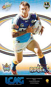 SELECT NRL 2007 INVINCIBLE   #54  MAT ROGERS