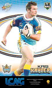 SELECT NRL 2007 INVINCIBLE   #61  KRIS KAHLER