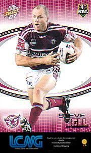 SELECT NRL 2007 INVINCIBLE   #66  STEVE BELL
