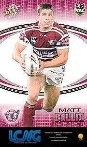 SELECT NRL 2007 INVINCIBLE   #67  MATT BALIN