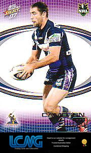 SELECT NRL 2007 INVINCIBLE   #83  CAMERON SMITH