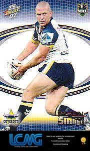 SELECT NRL 2007 INVINCIBLE   #107  JASON SMITH