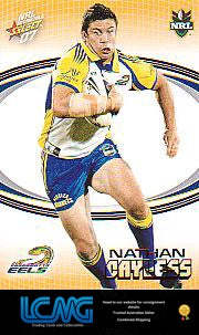 SELECT NRL 2007 INVINCIBLE   #113  NATHAN CAYLESS