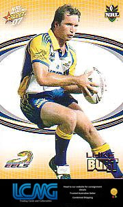 SELECT NRL 2007 INVINCIBLE   #114  LUKE BURT