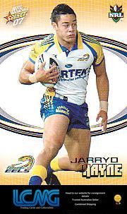 SELECT NRL 2007 INVINCIBLE   #115  JARRYD HAYNE