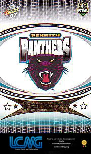 SELECT NRL 2007 INVINCIBLE   #124  PANTHERS LOGO