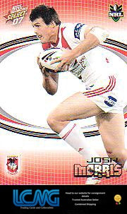 SELECT NRL 2007 INVINCIBLE   #146  JOSH MORRIS