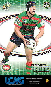 SELECT NRL 2007 INVINCIBLE   #159  DANIEL IRVINE
