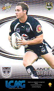 SELECT NRL 2007 INVINCIBLE   #175  LANCE HOHAIA