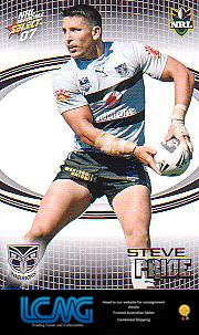 SELECT NRL 2007 INVINCIBLE   #176  STEVE PRICE