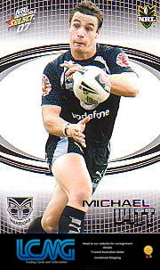 SELECT NRL 2007 INVINCIBLE   #182  MICHAEL WITT