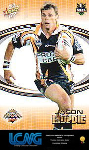SELECT NRL 2007 INVINCIBLE   #193  JASON MOODIE