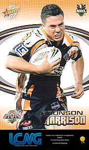 SELECT NRL 2007 INVINCIBLE   #195  BRONSON HARRISON