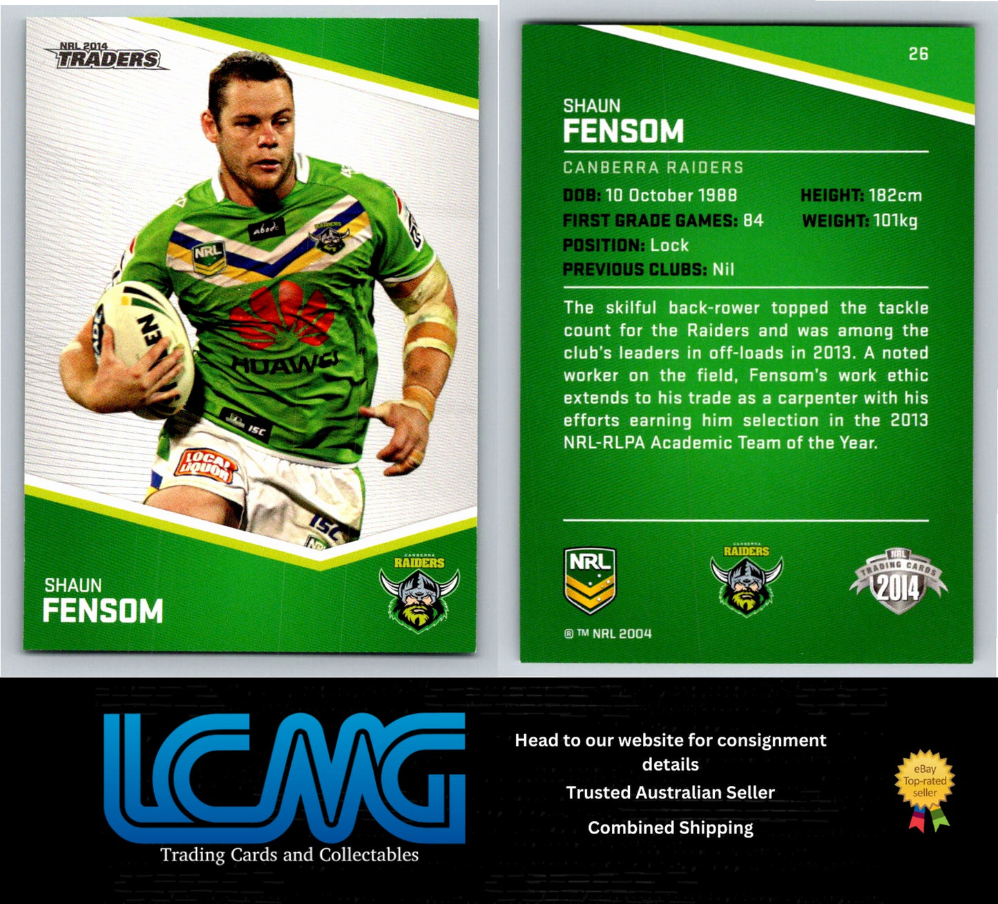 Card #  30 Reece Robinson  NRL 2014 Traders  Canberra Raiders