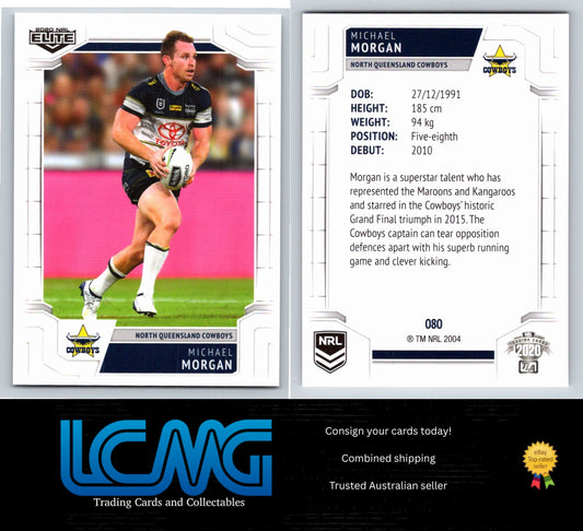 Card #  080 Michael Morgan  2020 NRL Elite