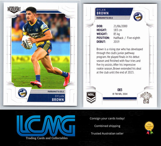 Card #  083 Dylan Brown  2020 NRL Elite