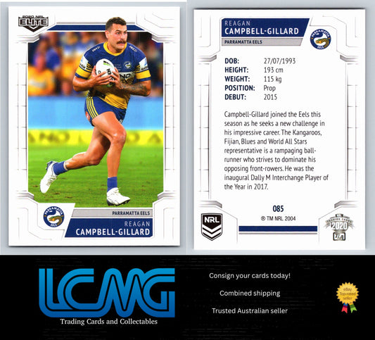 Card #  085 Reagan Campbell-Gillard  2020 NRL Elite