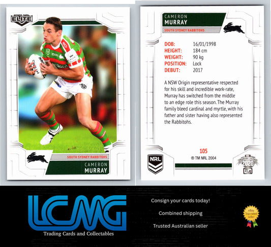 Card #  105 Cameron Murray  2020 NRL Elite
