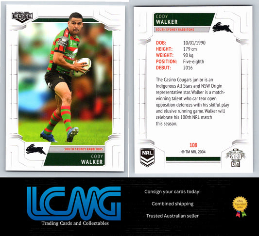 Card #  108 Cody Walker  2020 NRL Elite