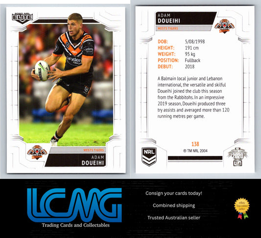 Card #  138 Adam Doueihi  2020 NRL Elite