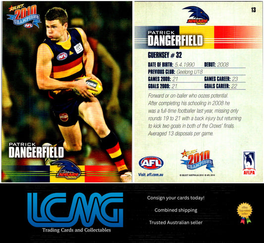 Card #  13 Patrick Dangerfield RC  2010 AFL Champions