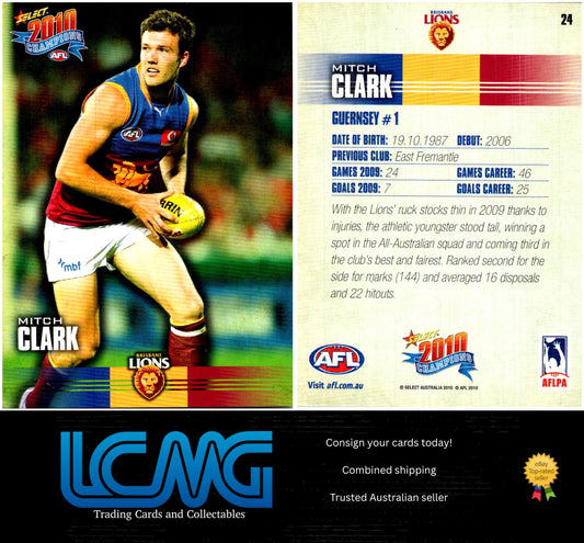 Card #  24 Mitch Clark  2010 AFL Champions