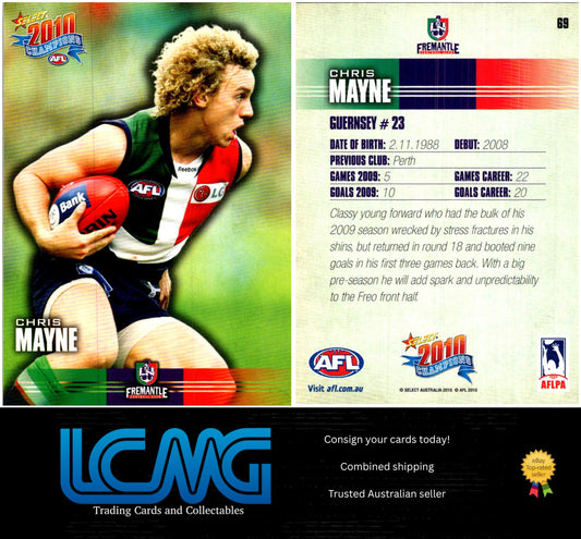 Card #  69 Chris Mayne  2010 AFL Champions