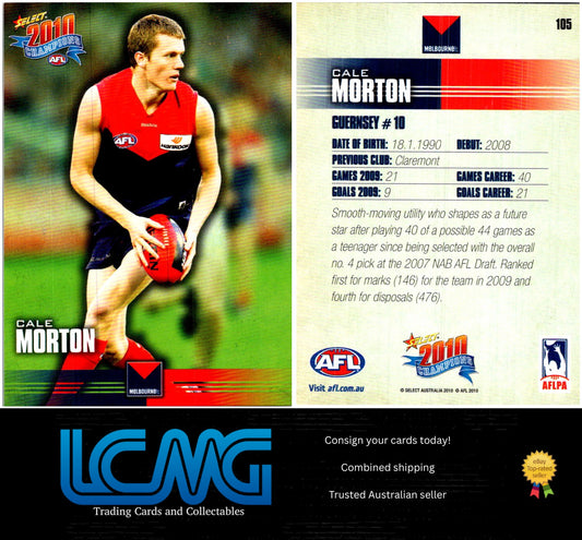 Card #  105 Cale Morton  2010 AFL Champions