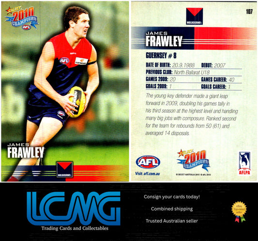 Card #  107 James Frawley  2010 AFL Champions