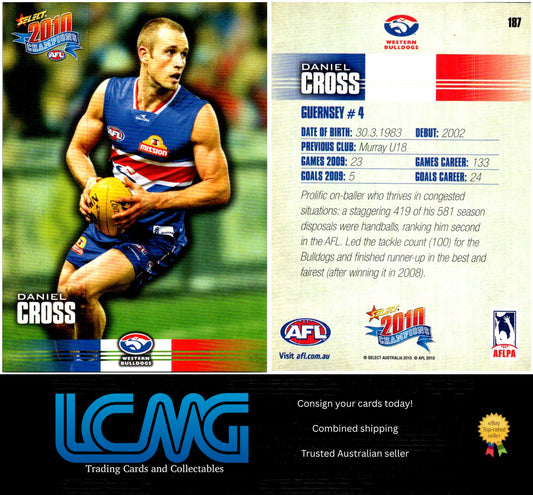 Card # 187 Daniel Cross  2010 AFL Champions