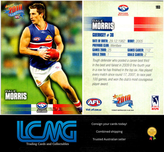 Card # 193 Dale Morris  2010 AFL Champions