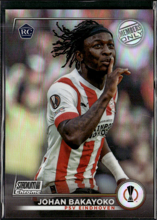 2022-23 Stadium Club Chrome UEFA Club Competitions #50 Johan Bakayoko
