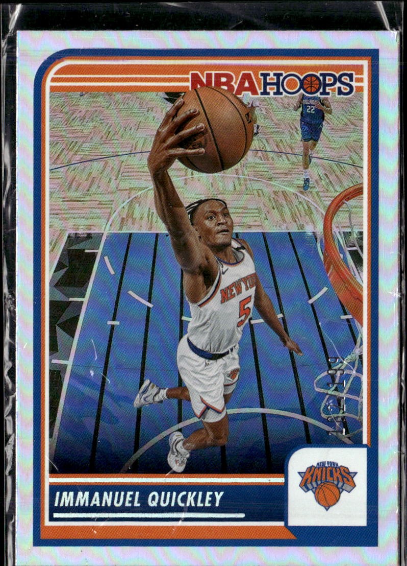 2023-24 Hoops #160 Immanuel Quickley Silver #/199
