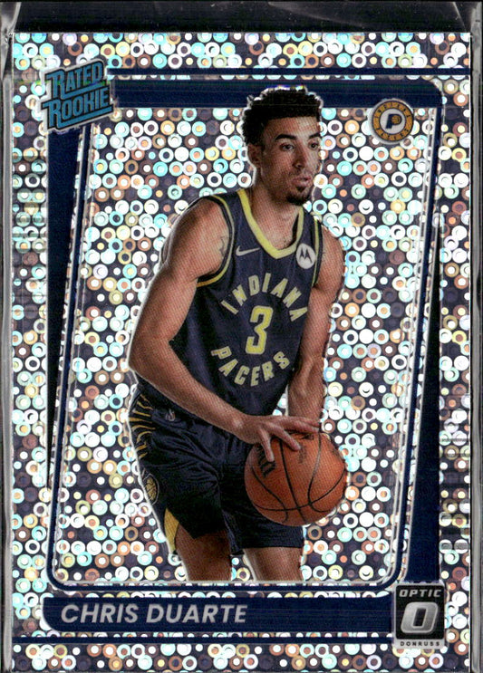 2021-22 Donruss Optic #173 Chris Duarte Fast Break Holo