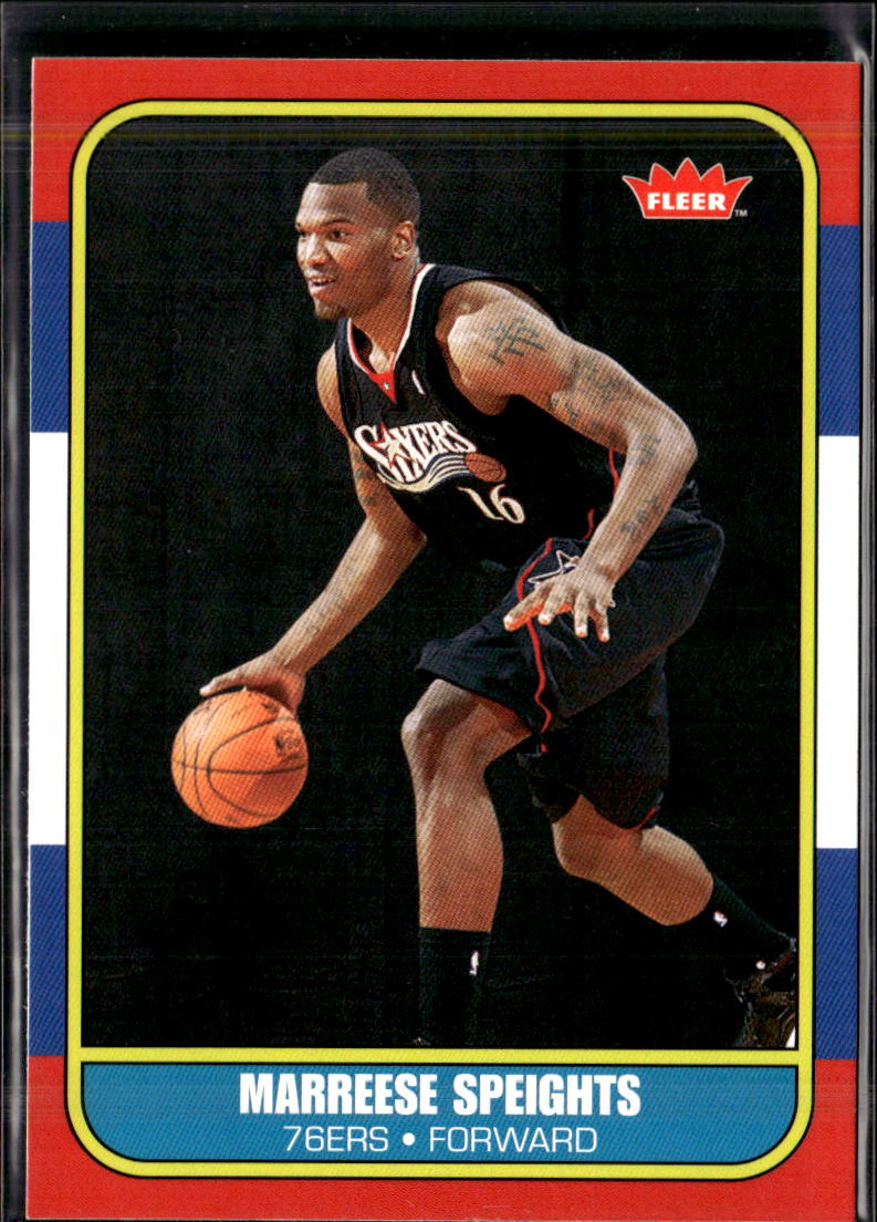 2008-09 Fleer #86R-177 Marreese Speights 1986-87 Rookies