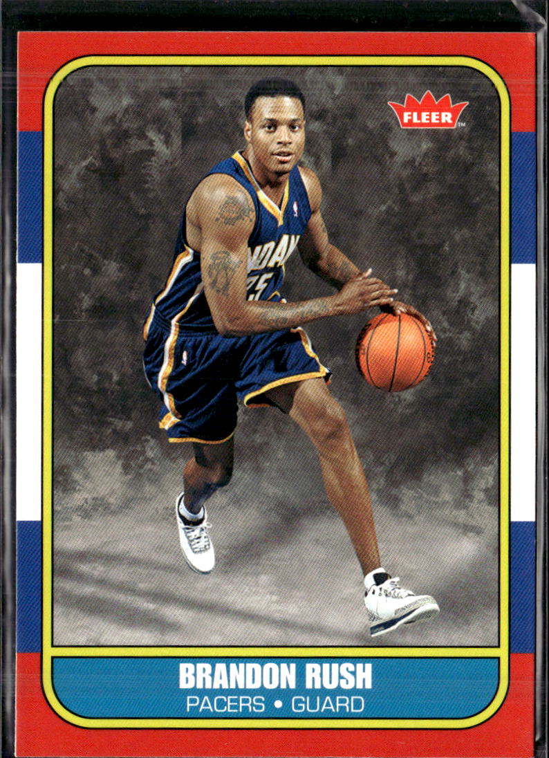 2008-09 Fleer #86R-174 Brandon Rush 1986-87 Rookies