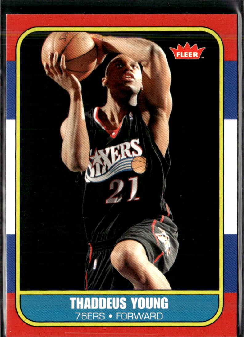 2007-08 Fleer #86R-161 Thaddeus Young 86-87 Retro Rookies