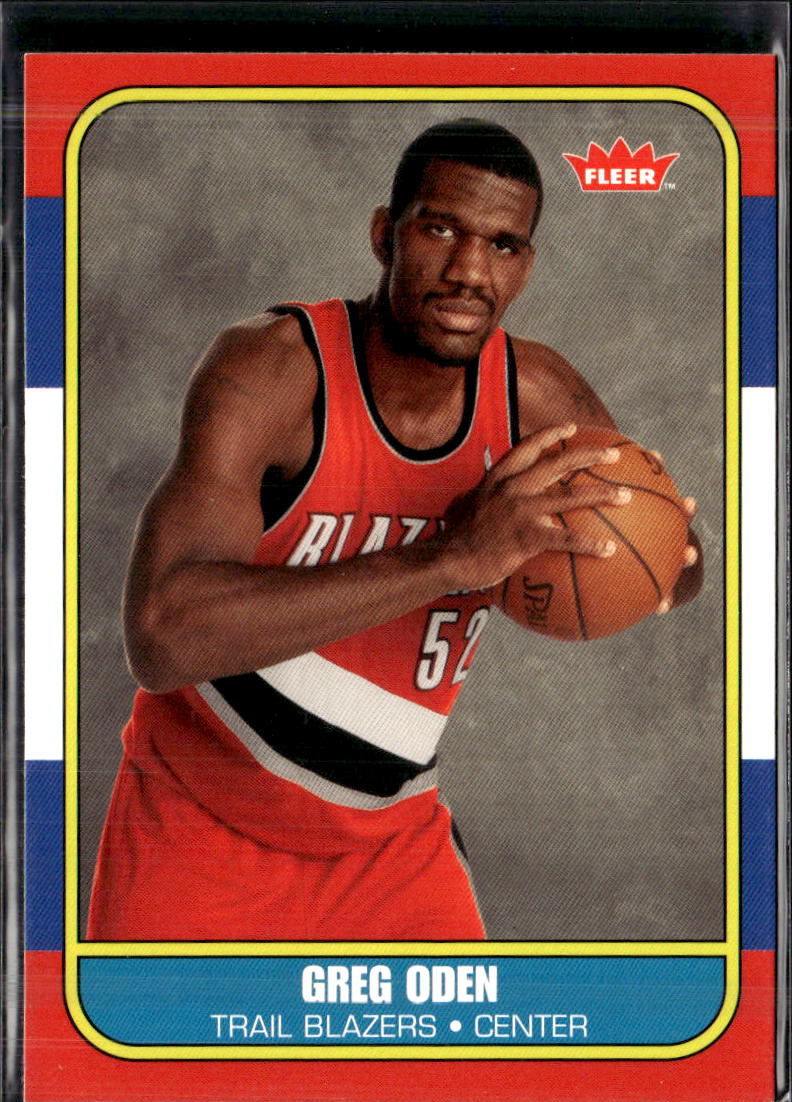 2007-08 Fleer #86R-152 Greg Oden 86-87 Retro Rookies