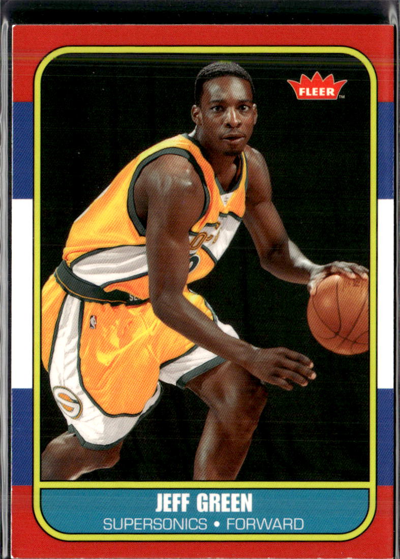 2007-08 Fleer #86R-145 Jeff Green 86-87 Retro Rookies