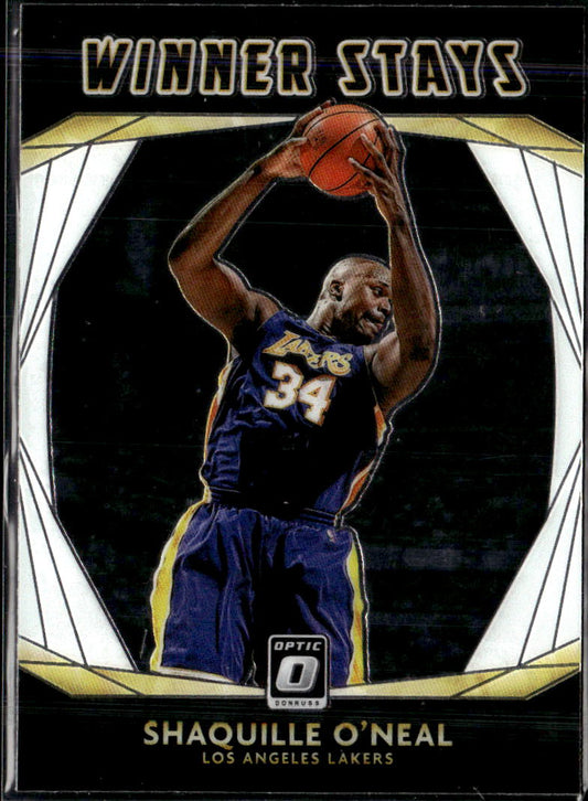 2020-21 Donruss Optic #1 Shaquille O'Neal Winner Stays
