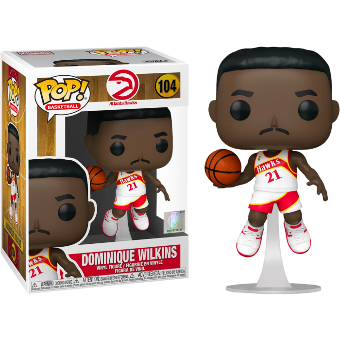 NBA: Legends - Dominique Wilkins Hawks Home Pop! #104